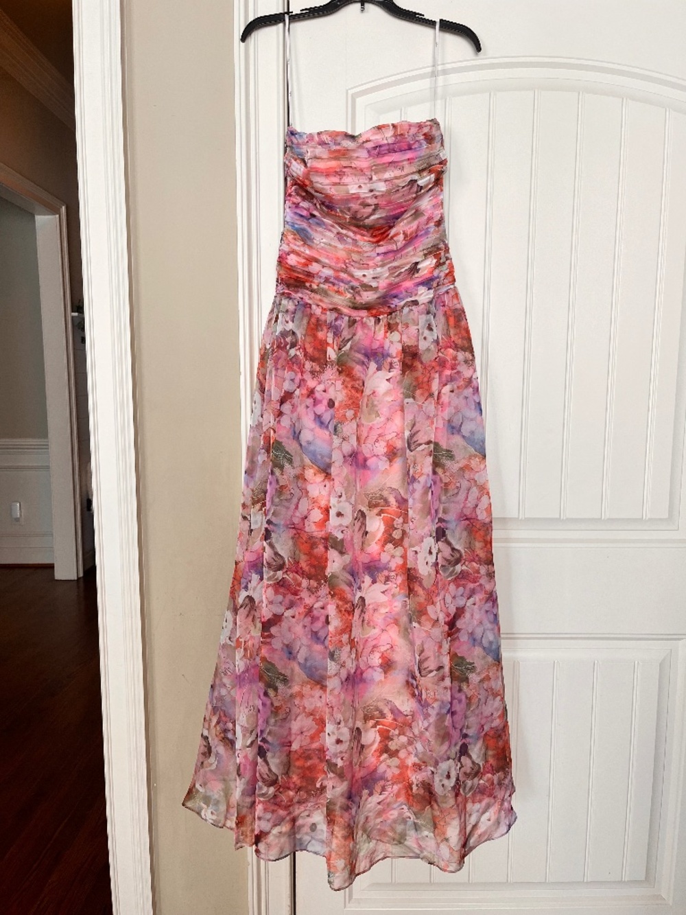 Long strapless formal